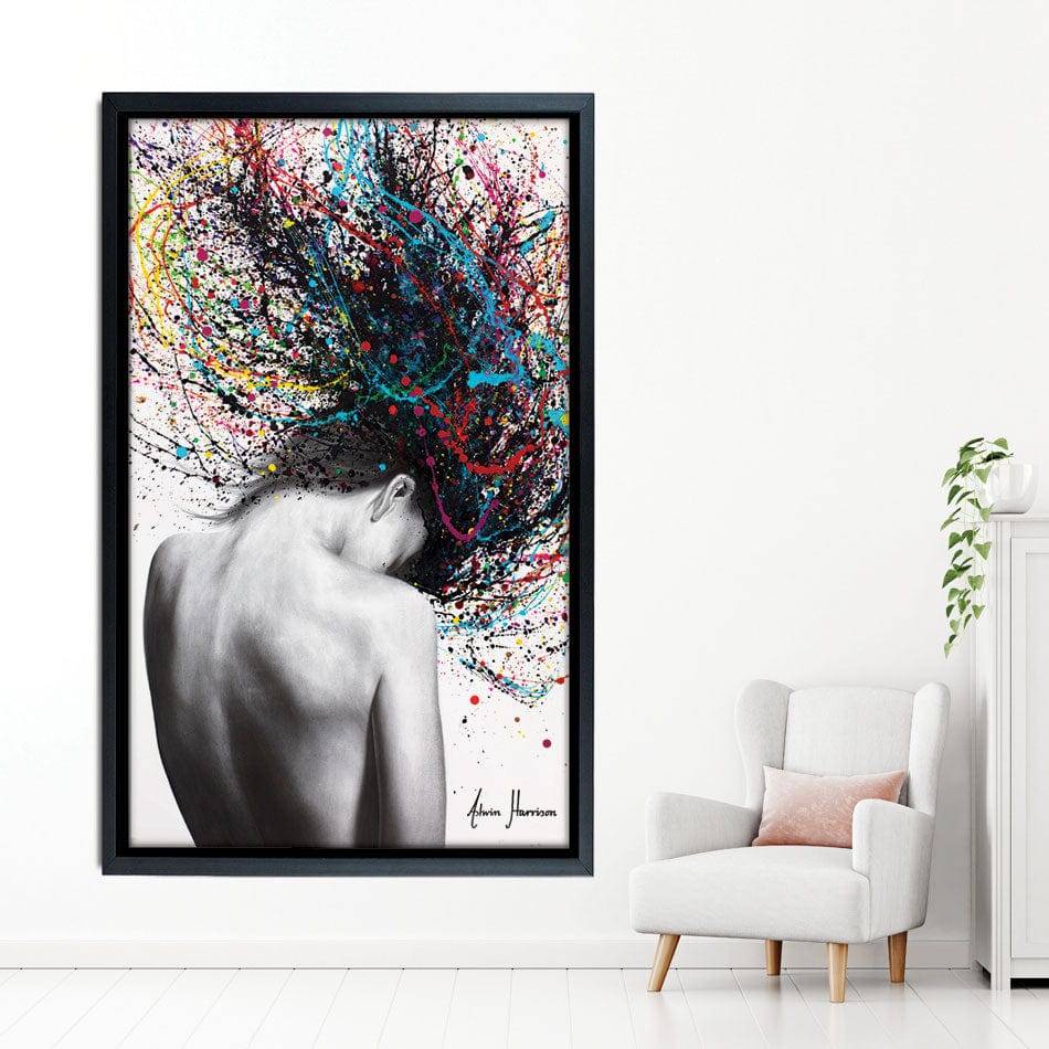 Cerebral Swirl Canvas Print wall art product Ashvin Harrison