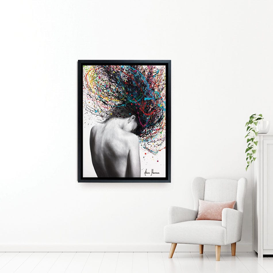 Cerebral Swirl Canvas Print wall art product Ashvin Harrison