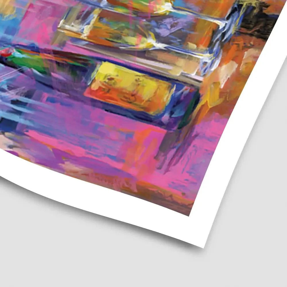 Champagne And Jazz Art Print Champagne And Jazz Art Print wall art product Leon Devenice