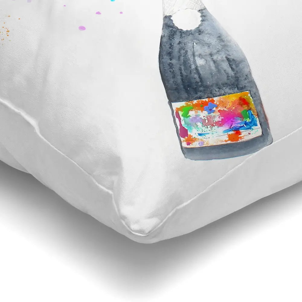 Champagne Party Cushion Champagne Party Cushion wall art product Studio Paint-Ing