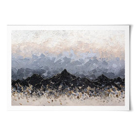 Champagne Peaks Art Print Champagne Peaks Art Print wall art product Nada Khatib