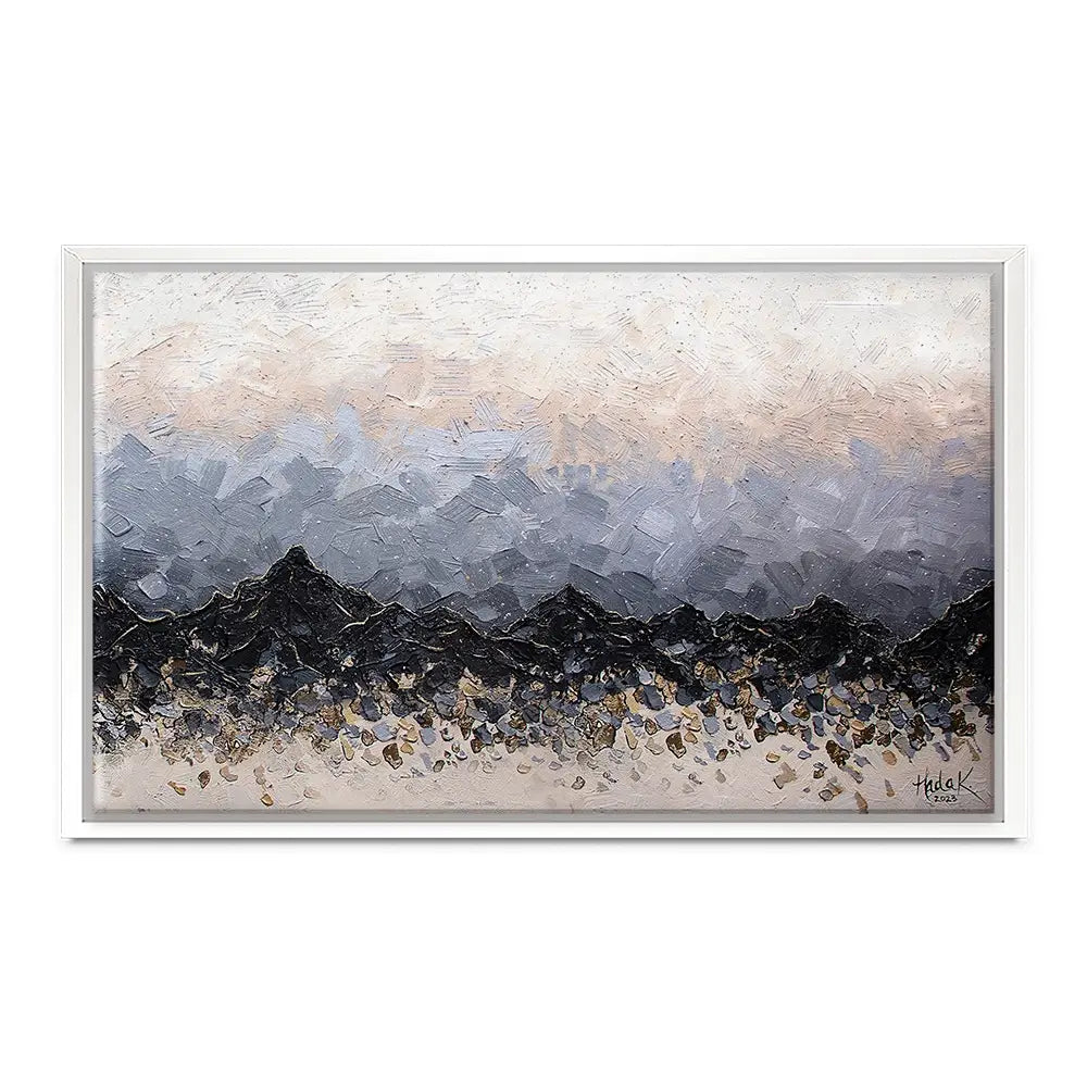 Champagne Peaks Canvas Print Champagne Peaks Canvas Print wall art product Nada Khatib