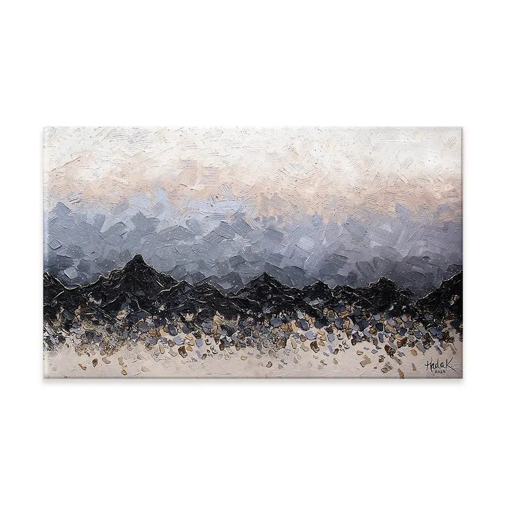 Champagne Peaks Canvas Print Champagne Peaks Canvas Print wall art product Nada Khatib