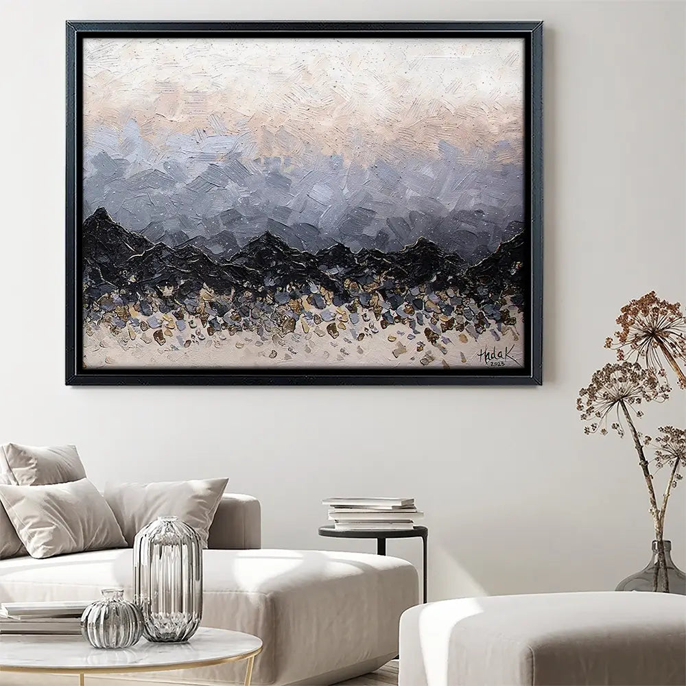 Champagne Peaks Canvas Print Champagne Peaks Canvas Print wall art product Nada Khatib