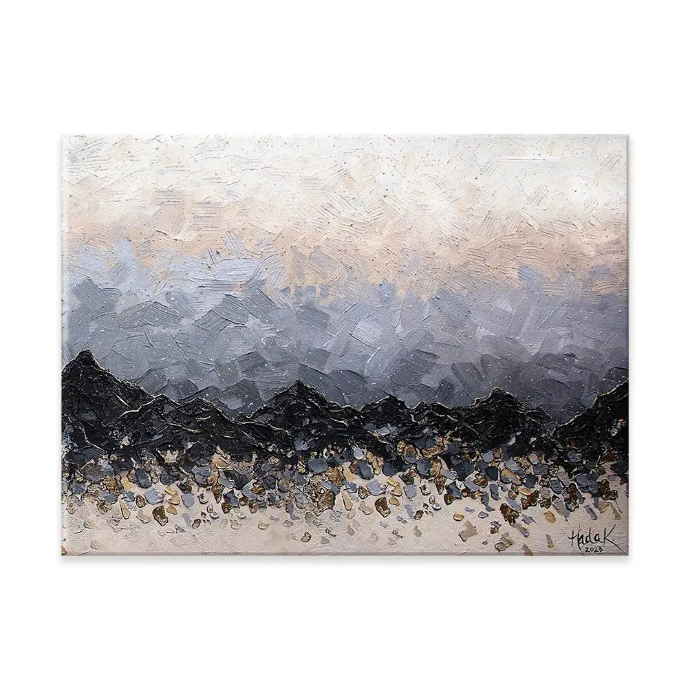Champagne Peaks Canvas Print Champagne Peaks Canvas Print wall art product Nada Khatib