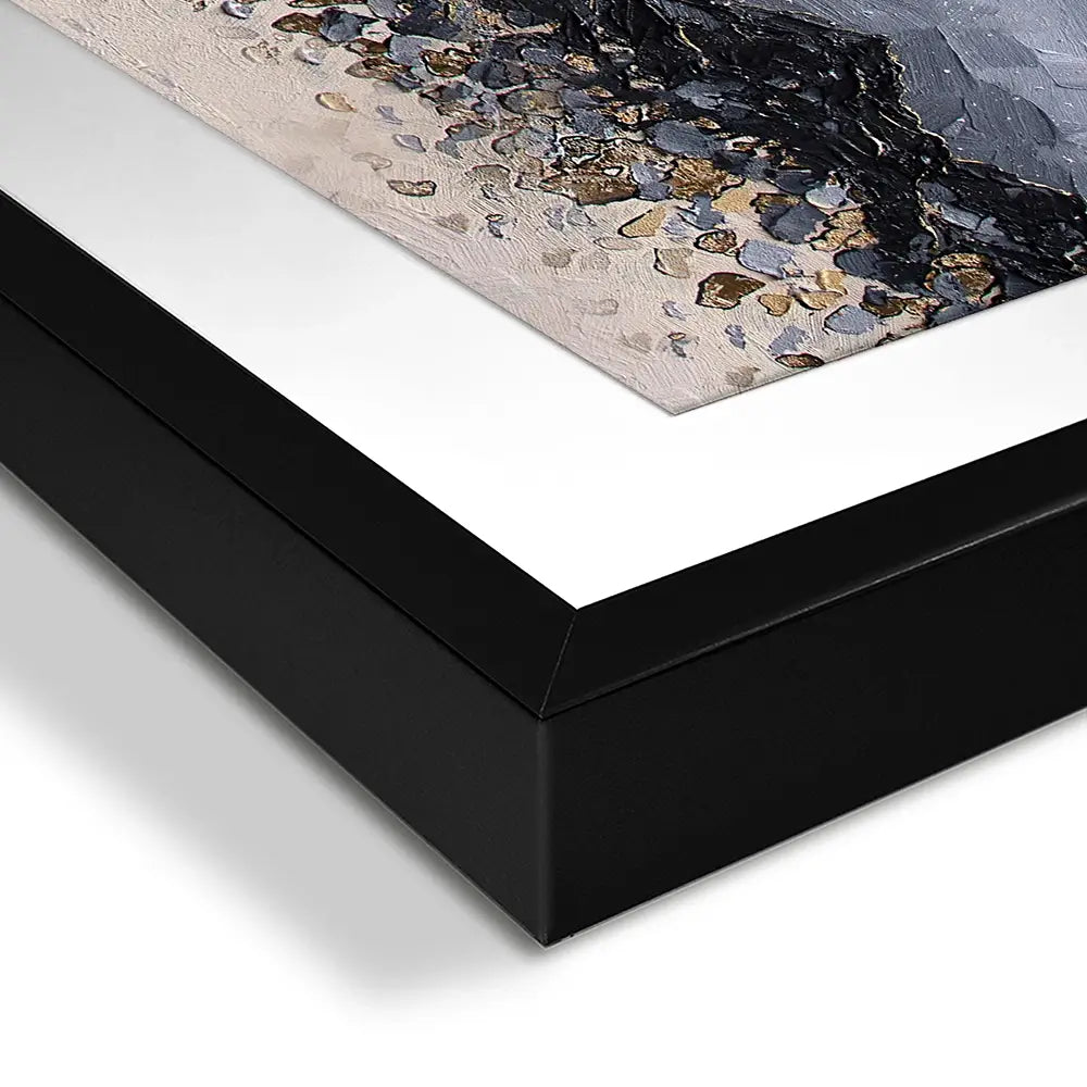 Champagne Peaks Framed Art Print Champagne Peaks Framed Art Print wall art product Nada Khatib