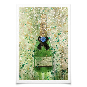 Champagne Splashing 2 Art Print Champagne Splashing 2 Art Print wall art product Studio Paint-Ing
