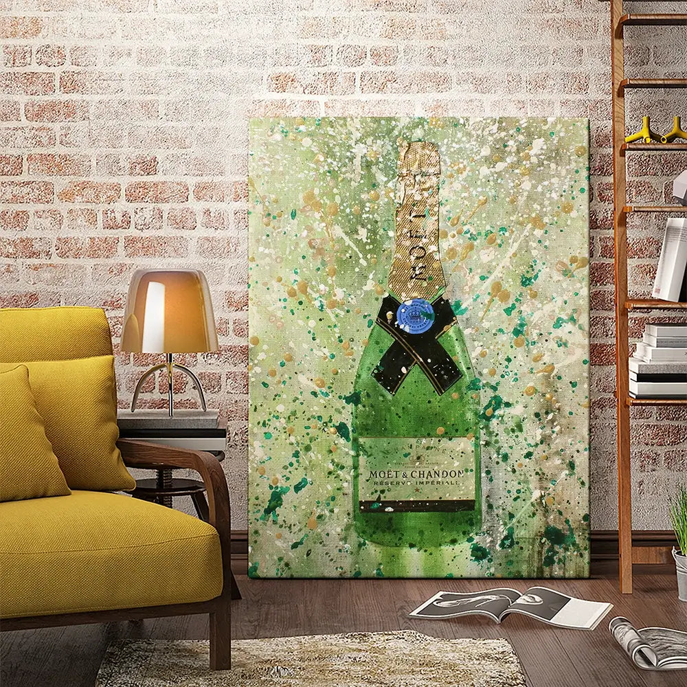 Champagne Splashing 2 Canvas Print Champagne Splashing 2 Canvas Print wall art product Studio Paint-Ing
