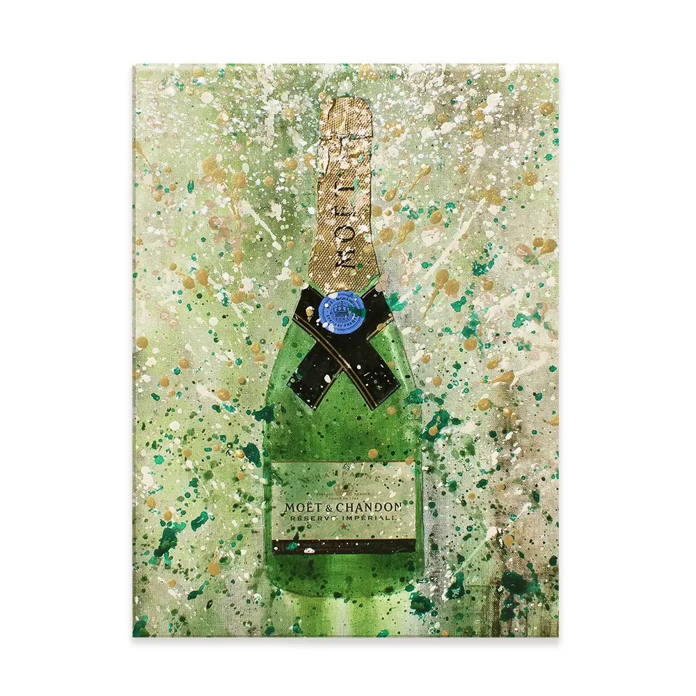 Champagne Splashing 2 Canvas Print Champagne Splashing 2 Canvas Print wall art product Studio Paint-Ing