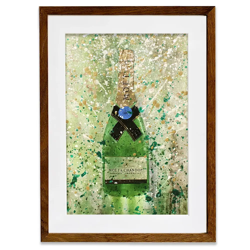 Champagne Splashing 2 Framed Art Print Champagne Splashing 2 Framed Art Print wall art product Studio Paint-Ing