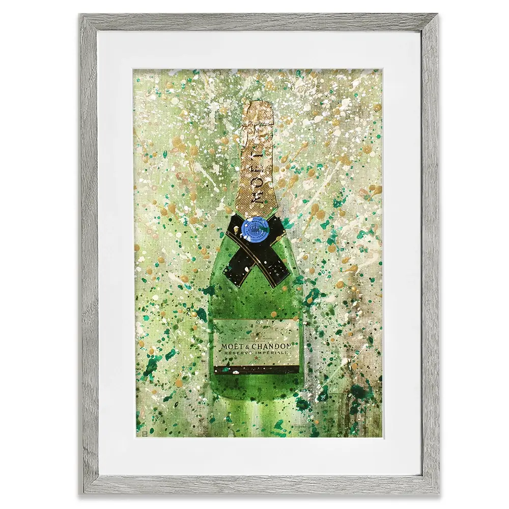 Champagne Splashing 2 Framed Art Print Champagne Splashing 2 Framed Art Print wall art product Studio Paint-Ing