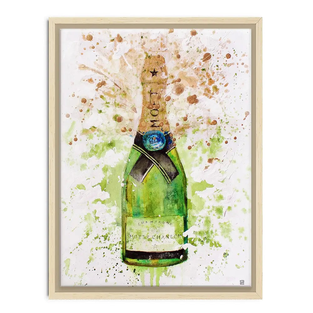 Champagne Splashing Canvas Print Champagne Splashing Canvas Print wall art product Studio Paint-Ing