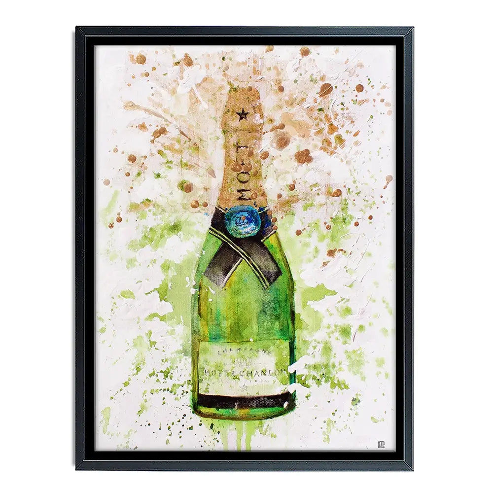 Champagne Splashing Canvas Print Champagne Splashing Canvas Print wall art product Studio Paint-Ing