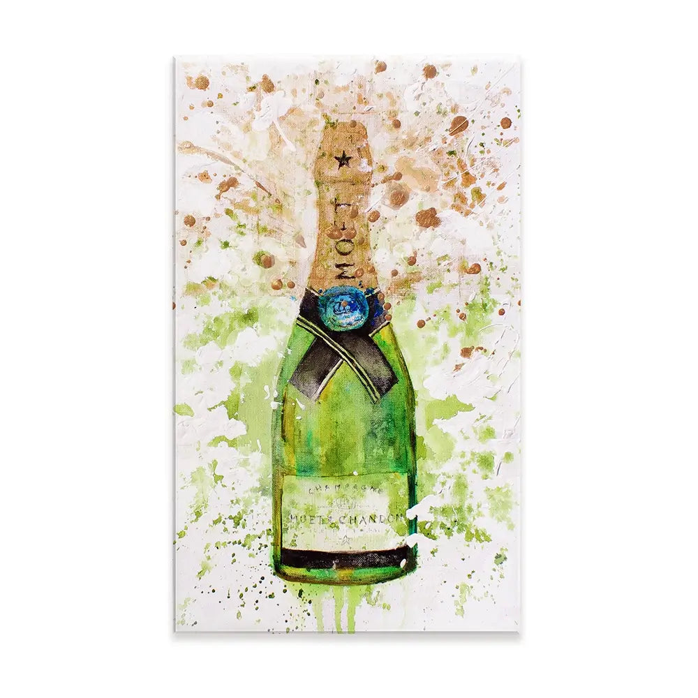Champagne Splashing Canvas Print Champagne Splashing Canvas Print wall art product Studio Paint-Ing