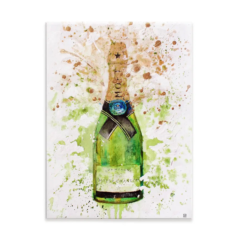 Champagne Splashing Canvas Print Champagne Splashing Canvas Print wall art product Studio Paint-Ing