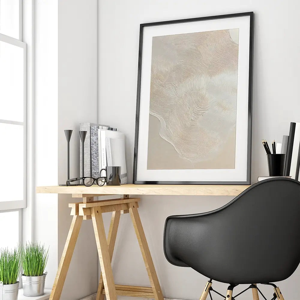 Champagne Texture Framed Art Print Champagne Texture Framed Art Print wall art product LSR Design Studio - Independent