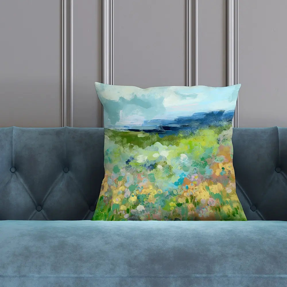 Charmed Meadow Cushion Charmed Meadow Cushion wall art product June Erica Vess