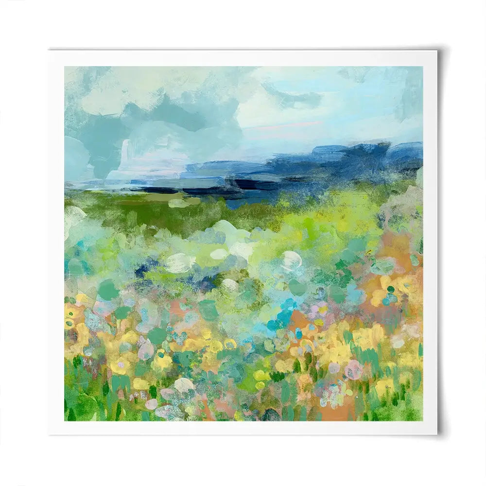 Charmed Meadow Square Art Print Charmed Meadow Square Art Print wall art product June Erica Vess