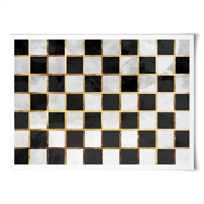 Checkerboard Art Print Checkerboard Art Print wall art product Sarah Manovski