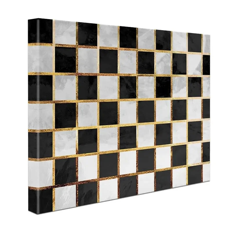 Checkerboard Canvas Print Checkerboard Canvas Print wall art product Sarah Manovski