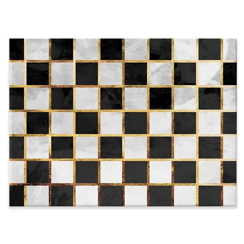 Checkerboard Canvas Print Checkerboard Canvas Print wall art product Sarah Manovski
