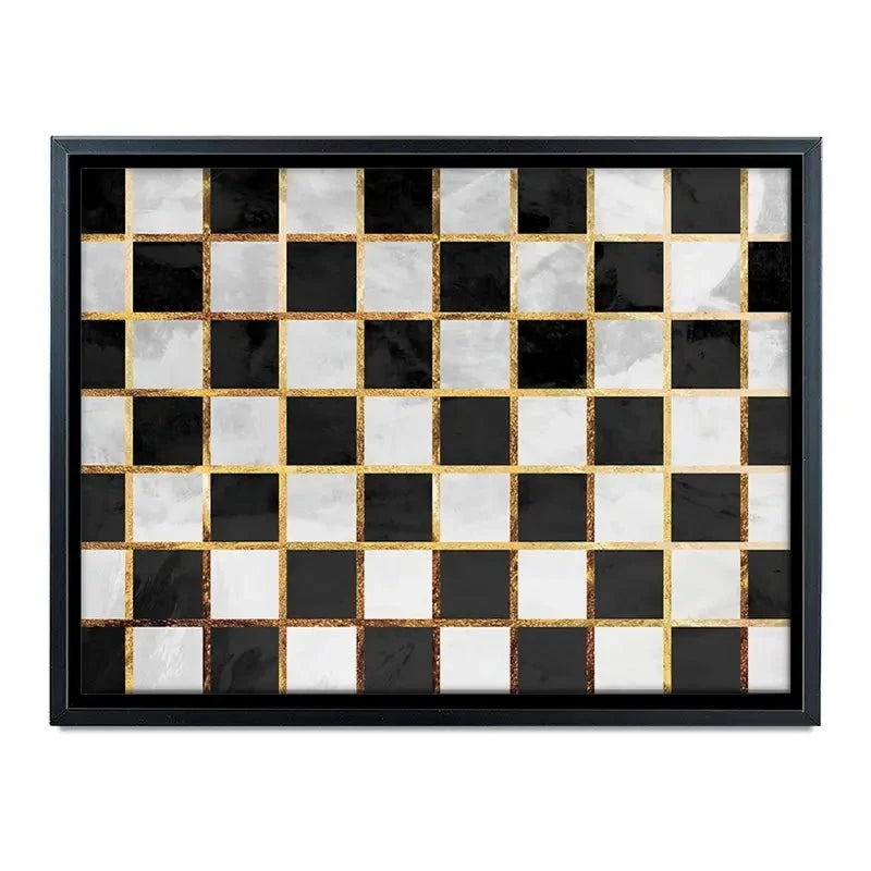 Checkerboard Canvas Print Checkerboard Canvas Print wall art product Sarah Manovski