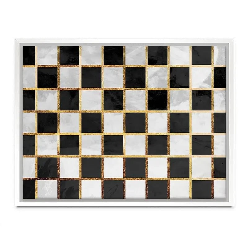 Checkerboard Canvas Print Checkerboard Canvas Print wall art product Sarah Manovski