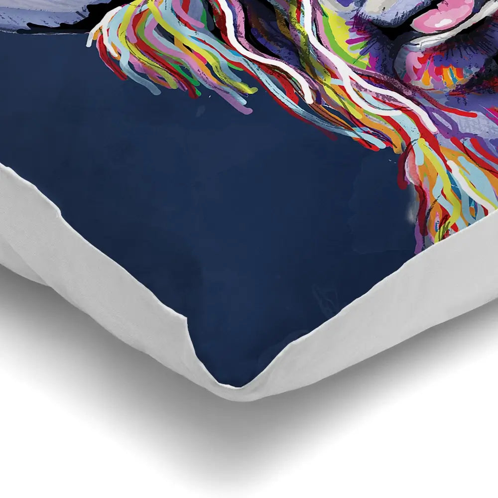 Cheeky Coo In Navy Blue Cushion Cheeky Coo In Navy Blue Cushion wall art product Independent