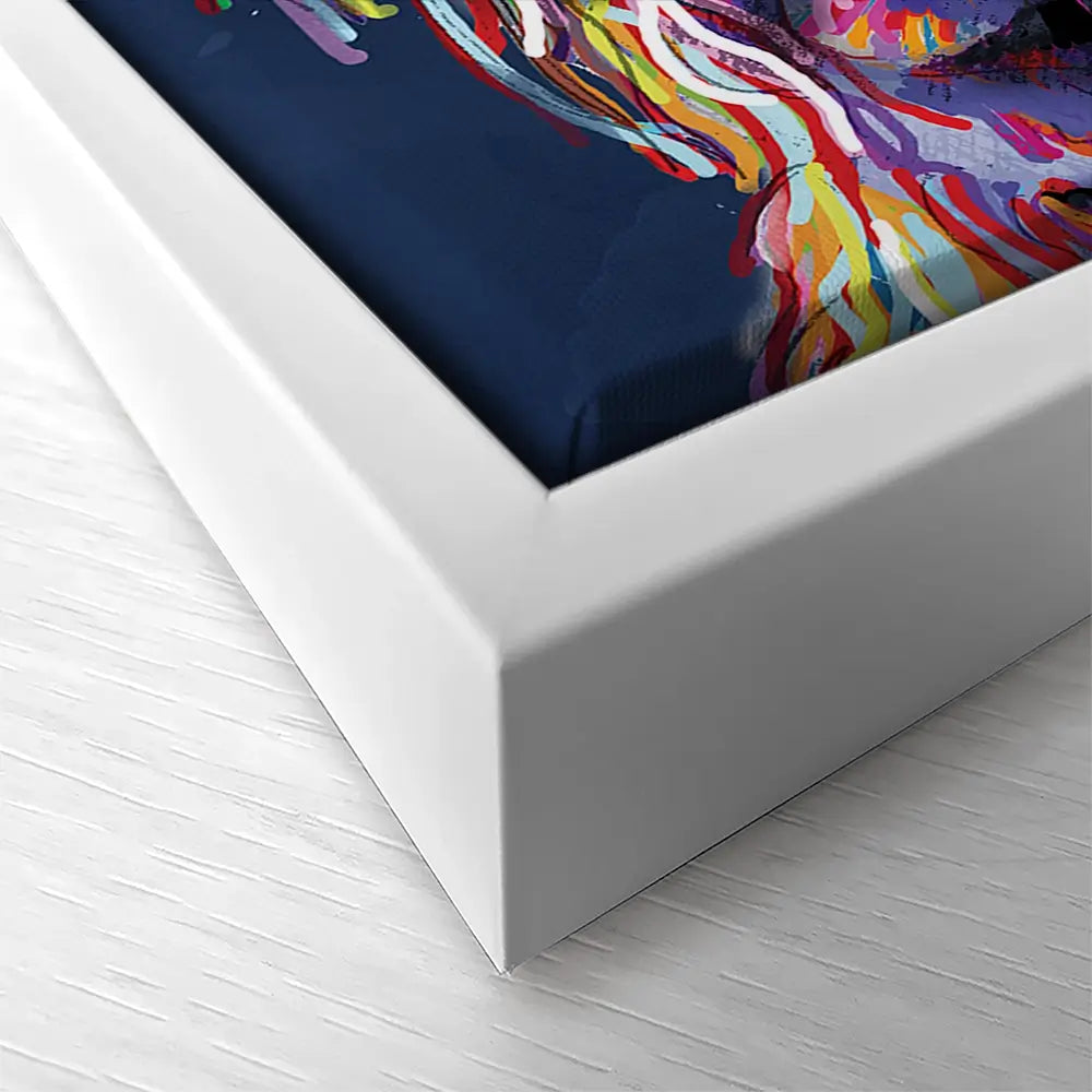 Cheeky Coo In Navy Blue Oversized Canvas Print Cheeky Coo In Navy Blue Oversized Canvas Print wall art product Independent