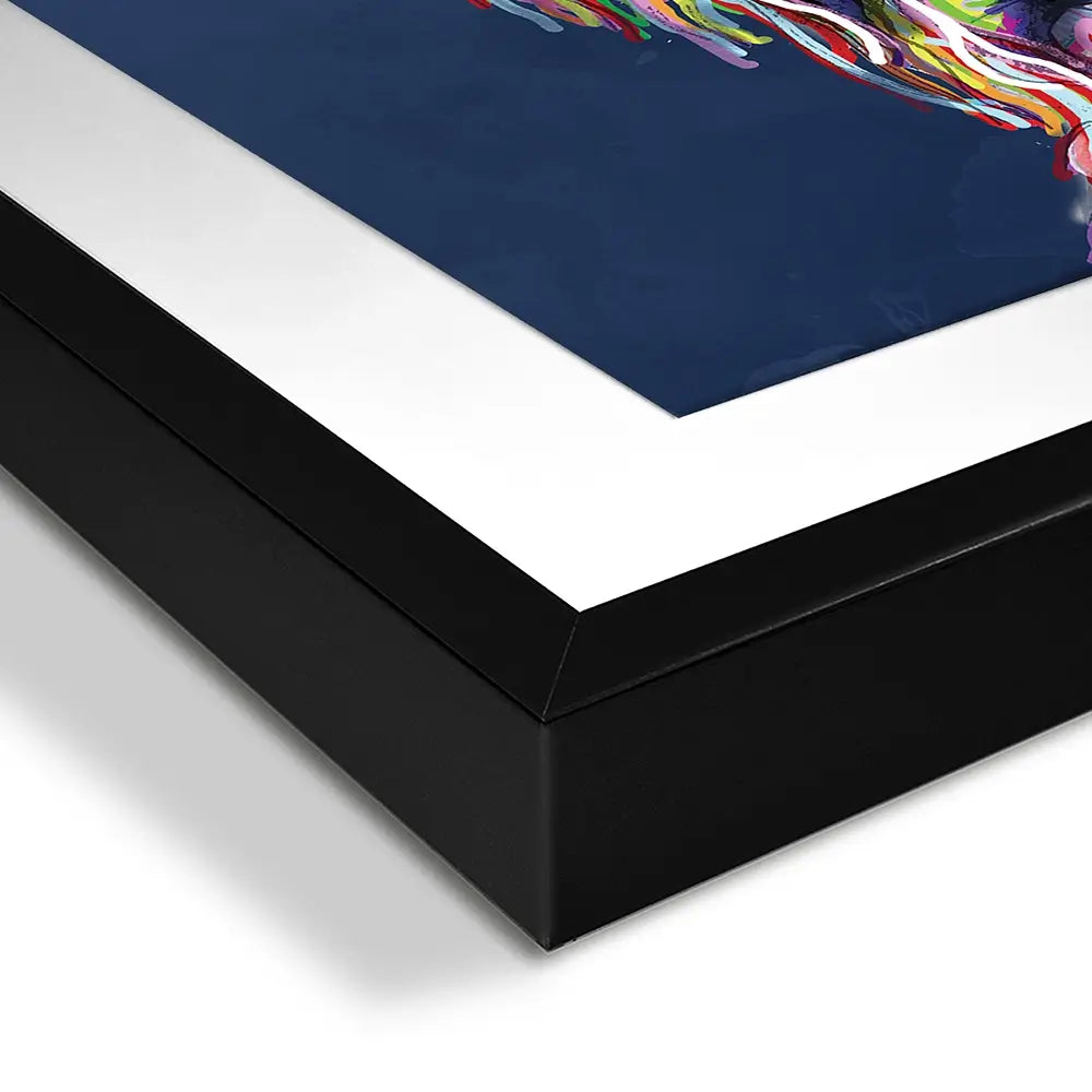 Cheeky Coo In Navy Blue Square Framed Art Print Cheeky Coo In Navy Blue Square Framed Art Print wall art product Independent