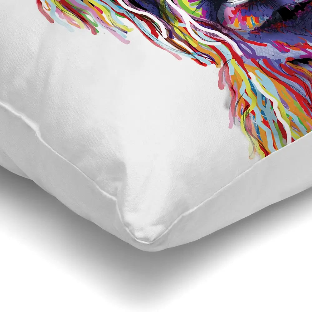 Cheeky White Highland Cow Cushion Cheeky White Highland Cow Cushion wall art product Independent