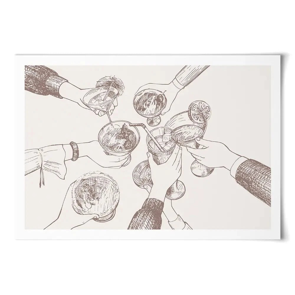 Cheers Art Print Cheers Art Print wall art product Art Print Shop