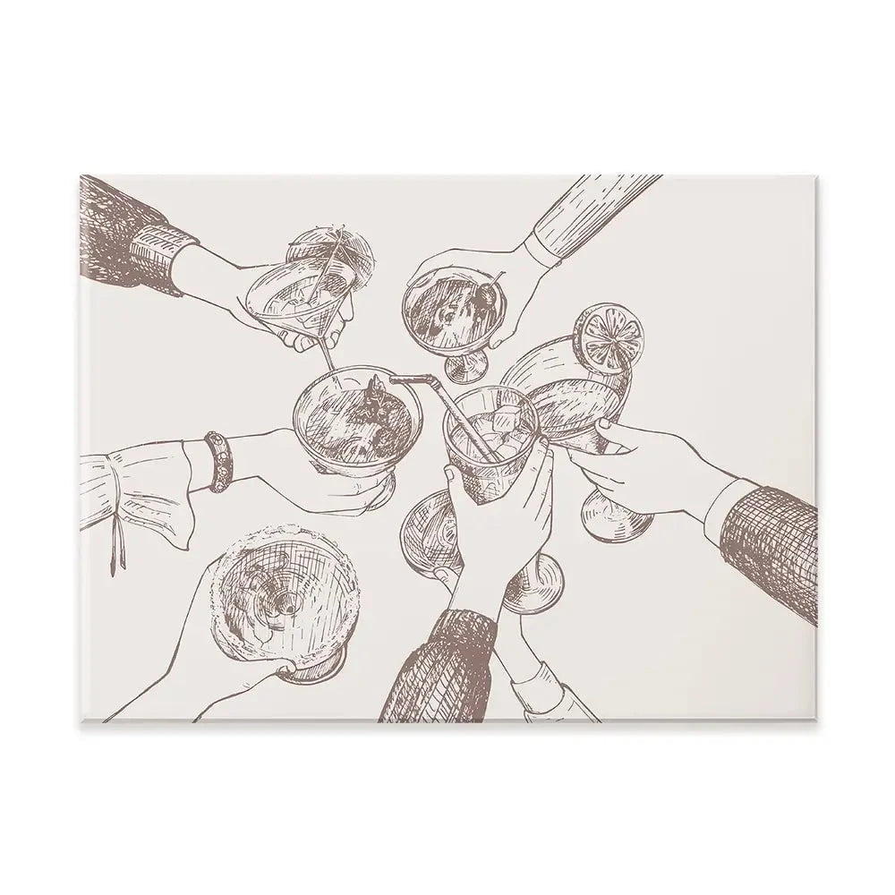 Cheers Canvas Print Cheers Canvas Print wall art product Art Print Shop