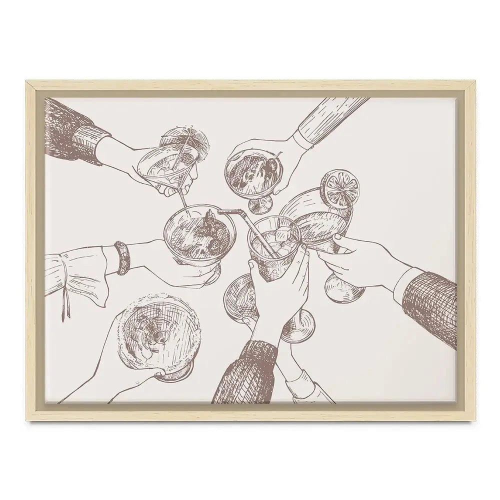 Cheers Canvas Print Cheers Canvas Print wall art product Art Print Shop