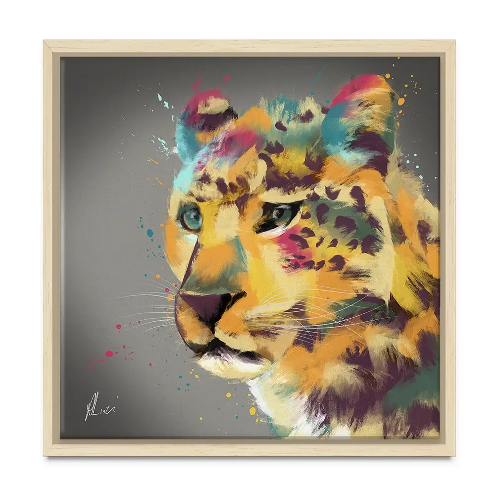 Cheetah Canvas Print Cheetah Canvas Print wall art product Aimee Linzi