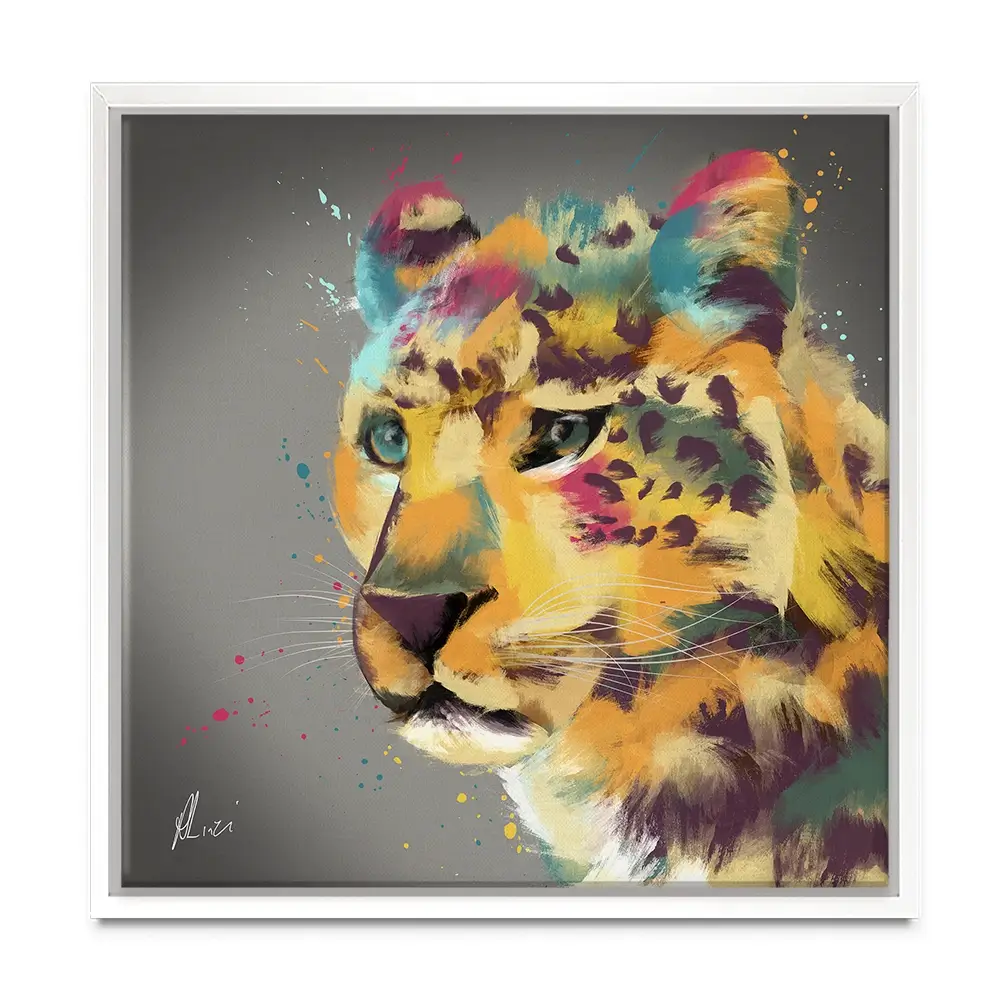 Cheetah Canvas Print Cheetah Canvas Print wall art product Aimee Linzi