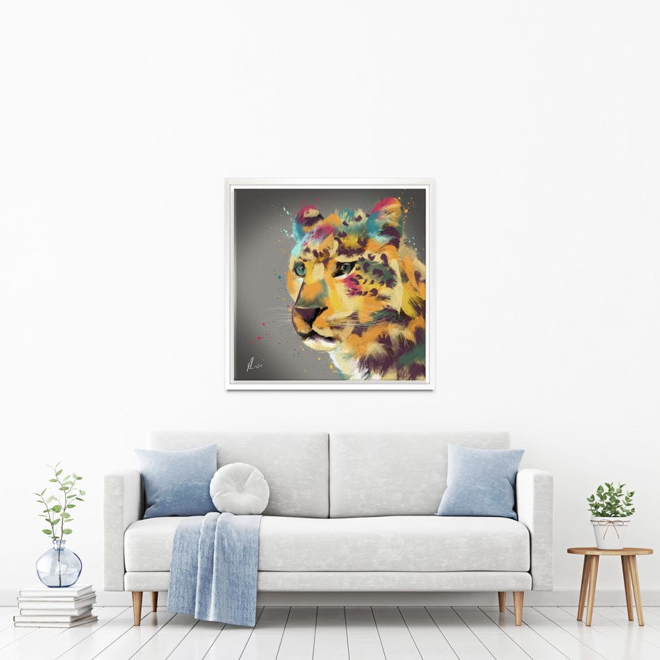 Cheetah Canvas Print wall art product Aimee Linzi