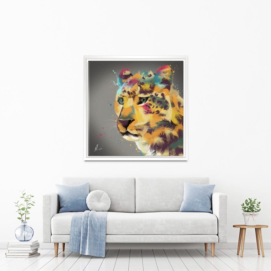 Cheetah Canvas Print wall art product Aimee Linzi
