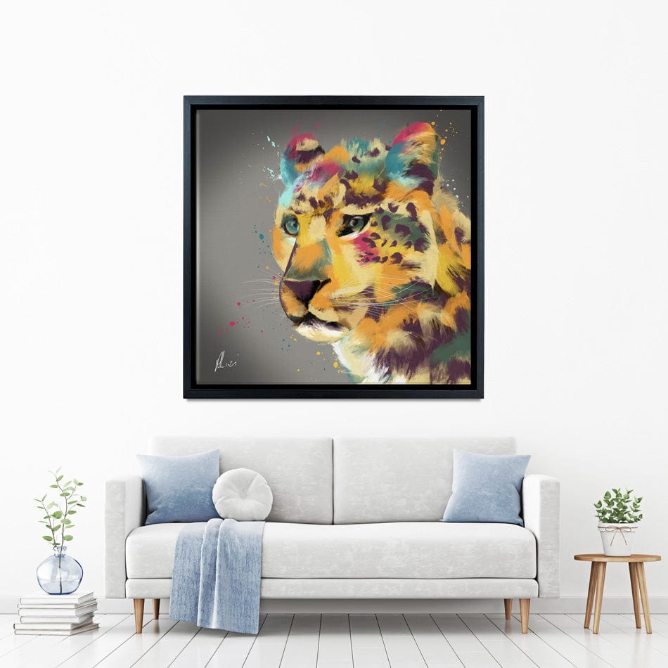 Cheetah Canvas Print wall art product Aimee Linzi