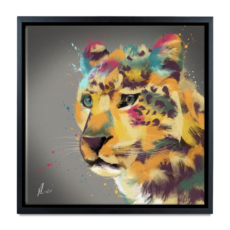 Cheetah Canvas Print wall art product Aimee Linzi