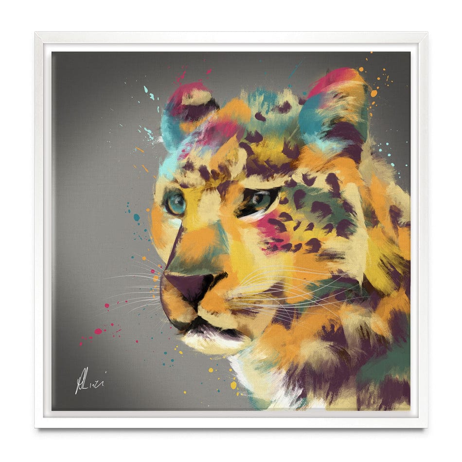 Cheetah Canvas Print wall art product Aimee Linzi