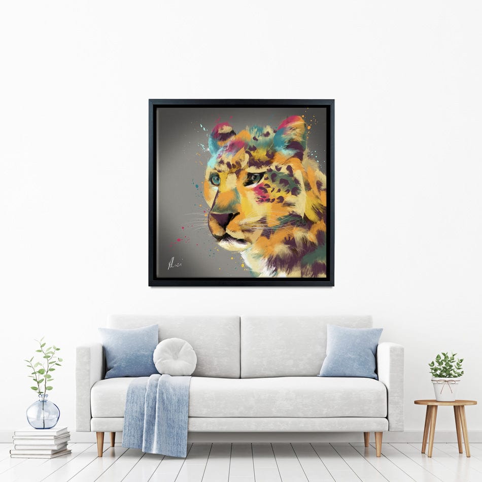 Cheetah Canvas Print wall art product Aimee Linzi