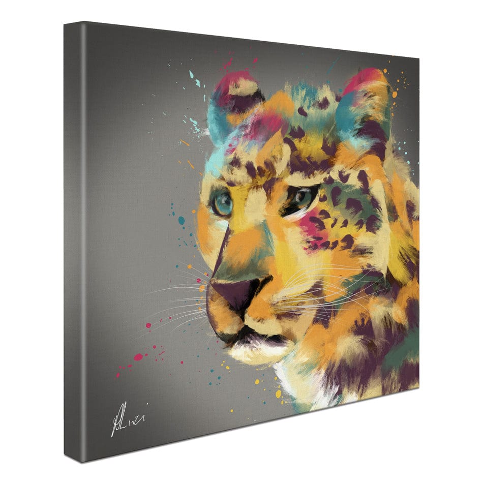 Cheetah Canvas Print wall art product Aimee Linzi