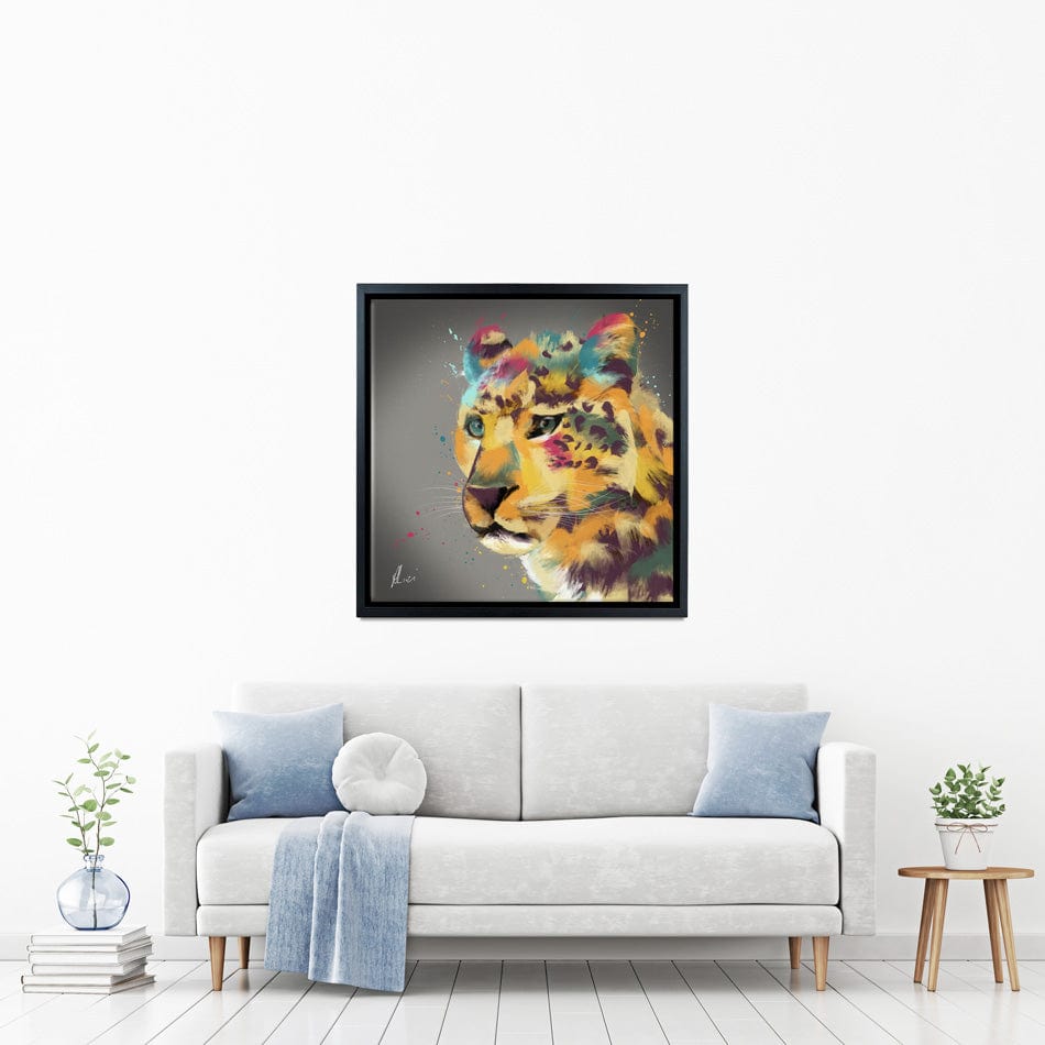 Cheetah Canvas Print wall art product Aimee Linzi