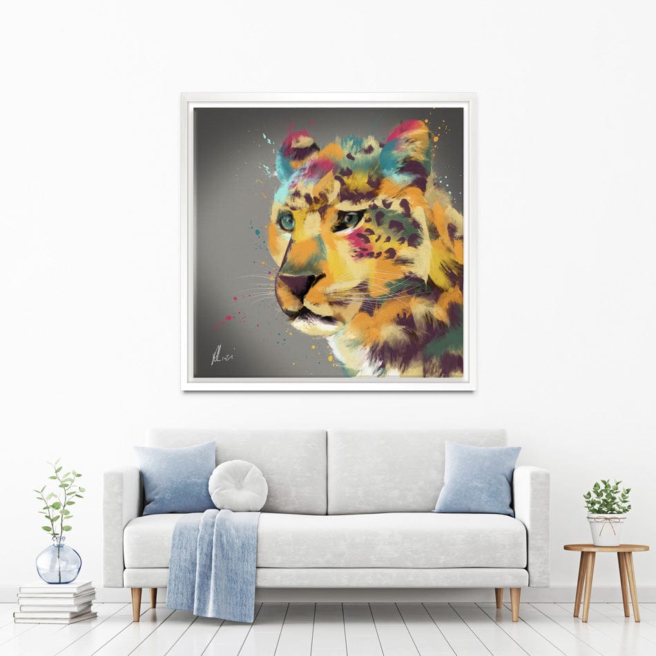 Cheetah Canvas Print wall art product Aimee Linzi