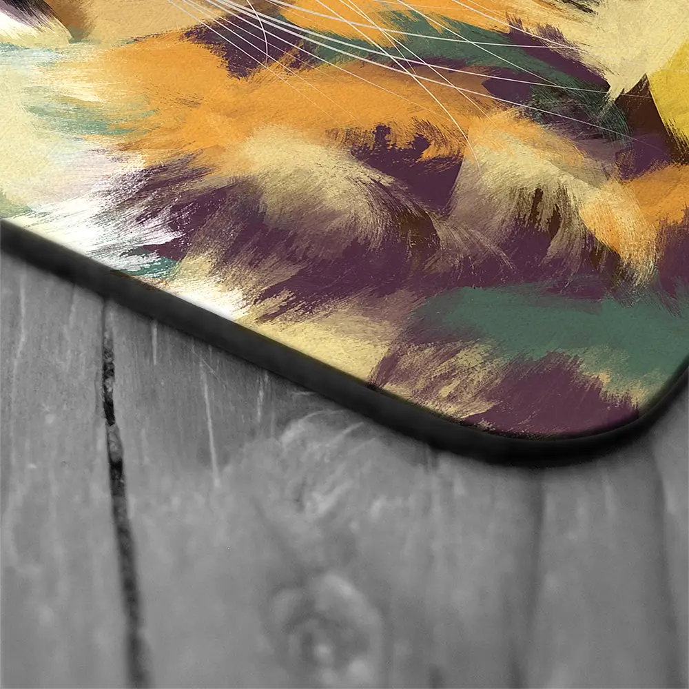 Cheetah Coaster Set Rainbow Soul Tree Coaster Set | Rainbow Soul Tree Art Coasters wall art product Aimee Linzi