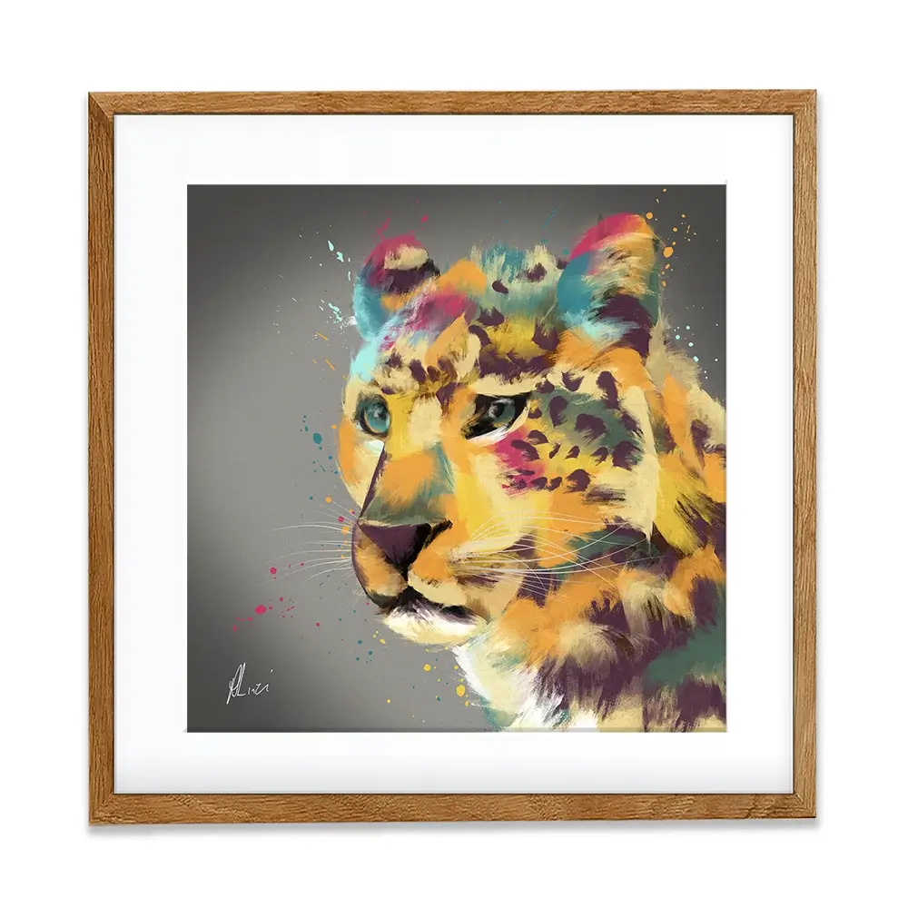 Cheetah Framed Art Print Cheetah Framed Art Print wall art product Aimee Linzi