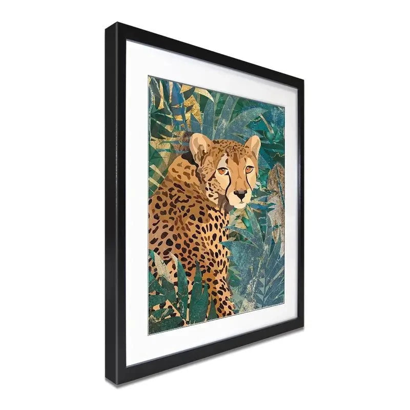 Cheetah In The Jungle Framed Art Print Cheetah In The Jungle Framed Art Print wall art product Sarah Manovski