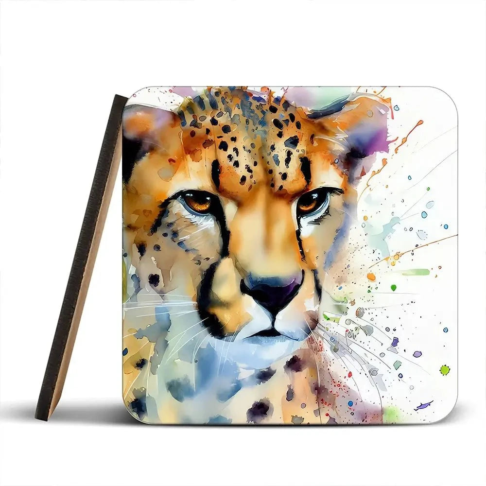 Cheetah Power Coaster Set Cheetah Power Coaster Set wall art product David Alexander Elder