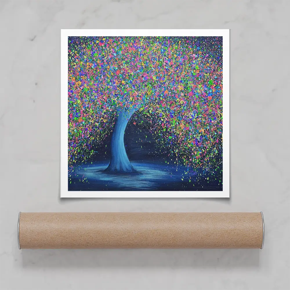 Cherished Love Square Art Print Cherished Love Square Art Print wall art product Jo Gough